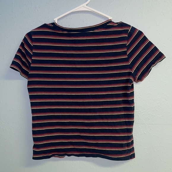 Striped Hollister Crop Top - Picture 2 of 2
